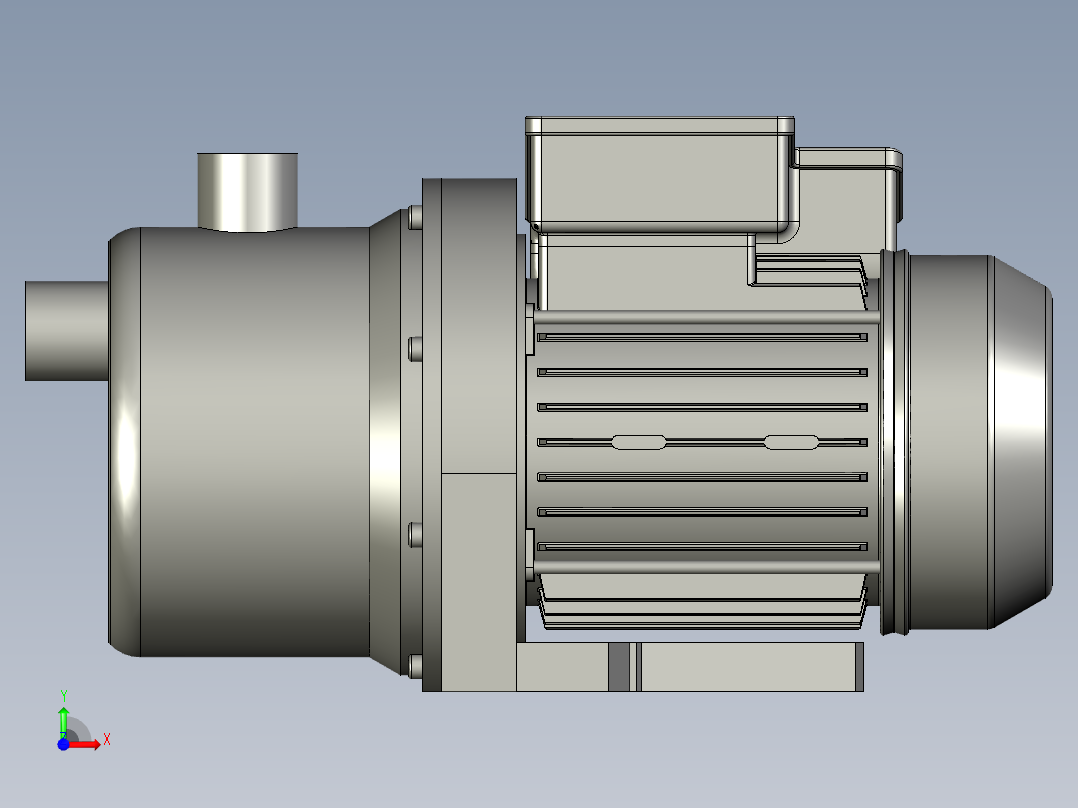 JET-370高压水泵(安装尺寸未改)前视图
