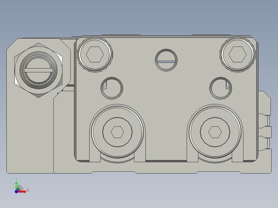 B气缸GXQ16X125BB(TD201621)-tabOM前视图