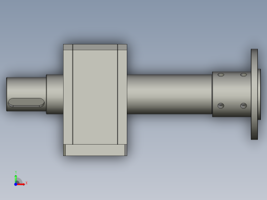 圆锥滚子轴承座-GL325-22-00前视缩略图