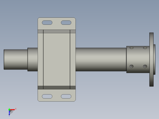 圆锥滚子轴承座-GL325-22-00俯视缩略图