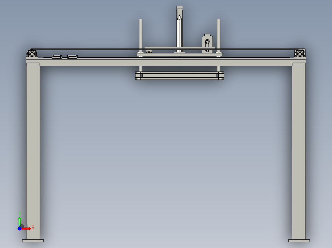 龙门吸取前视图