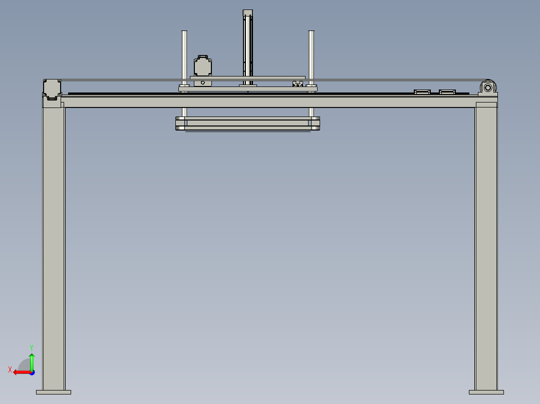 龙门吸取后视图