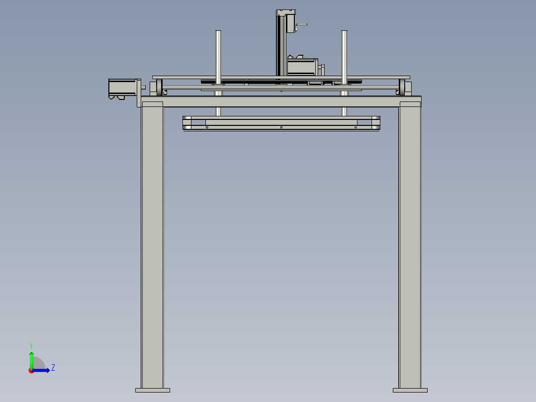 龙门吸取左视图