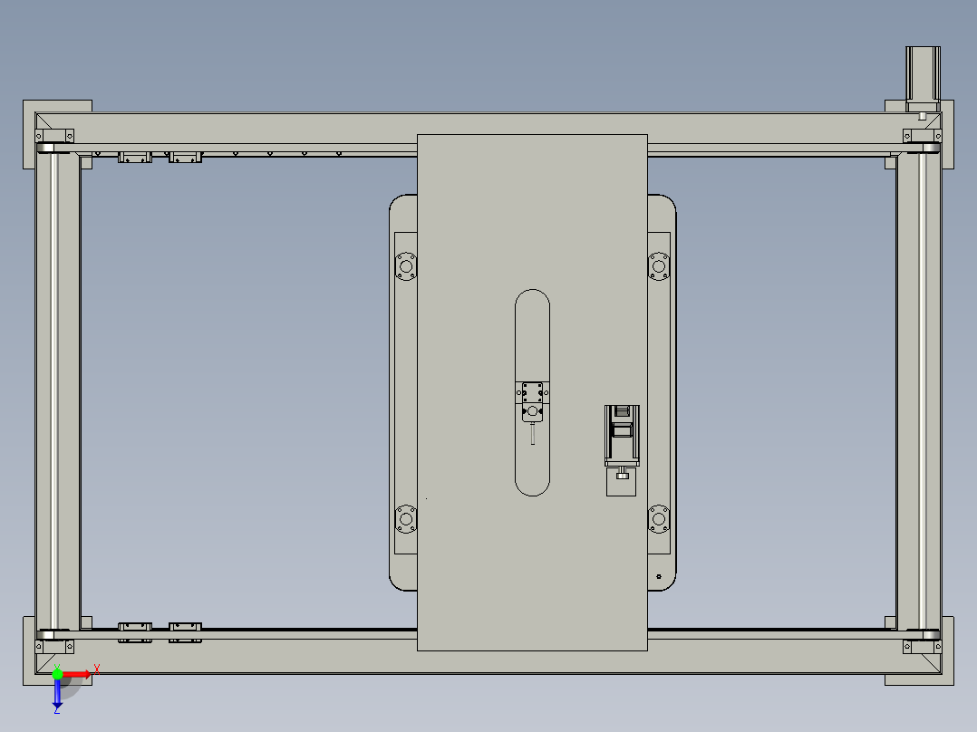 龙门吸取俯视图