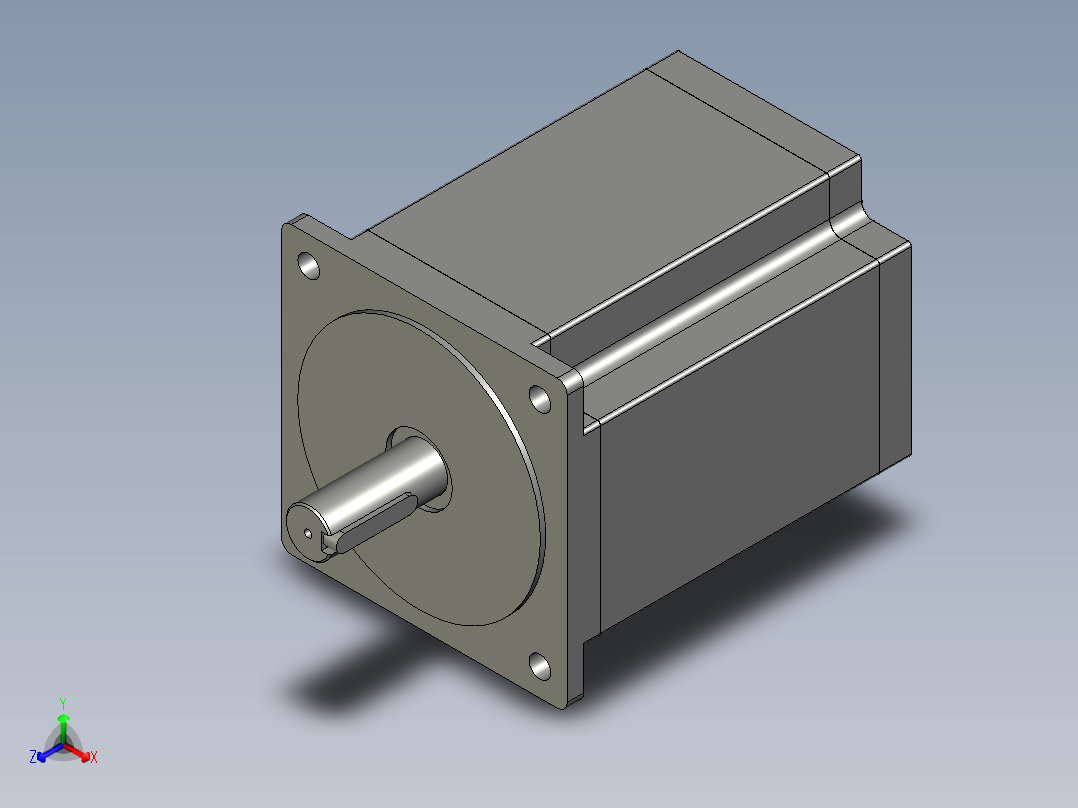 86-78步进电机正等轴测图