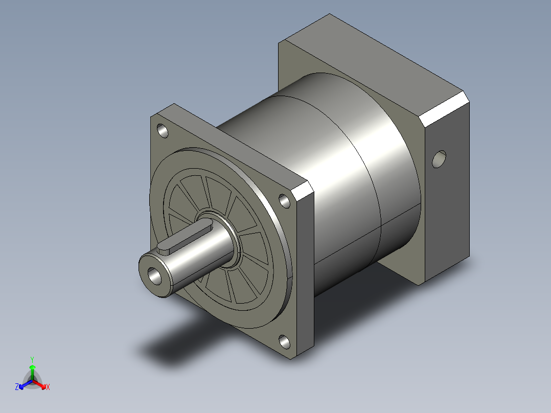 PLF80(孔输出)PLF80-5-S2-P1-20主视图
