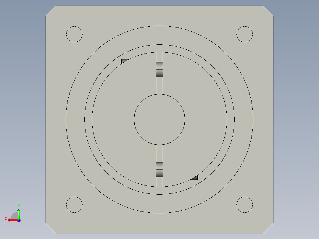 PLF80(孔输出)PLF80-5-S2-P1-20后视图