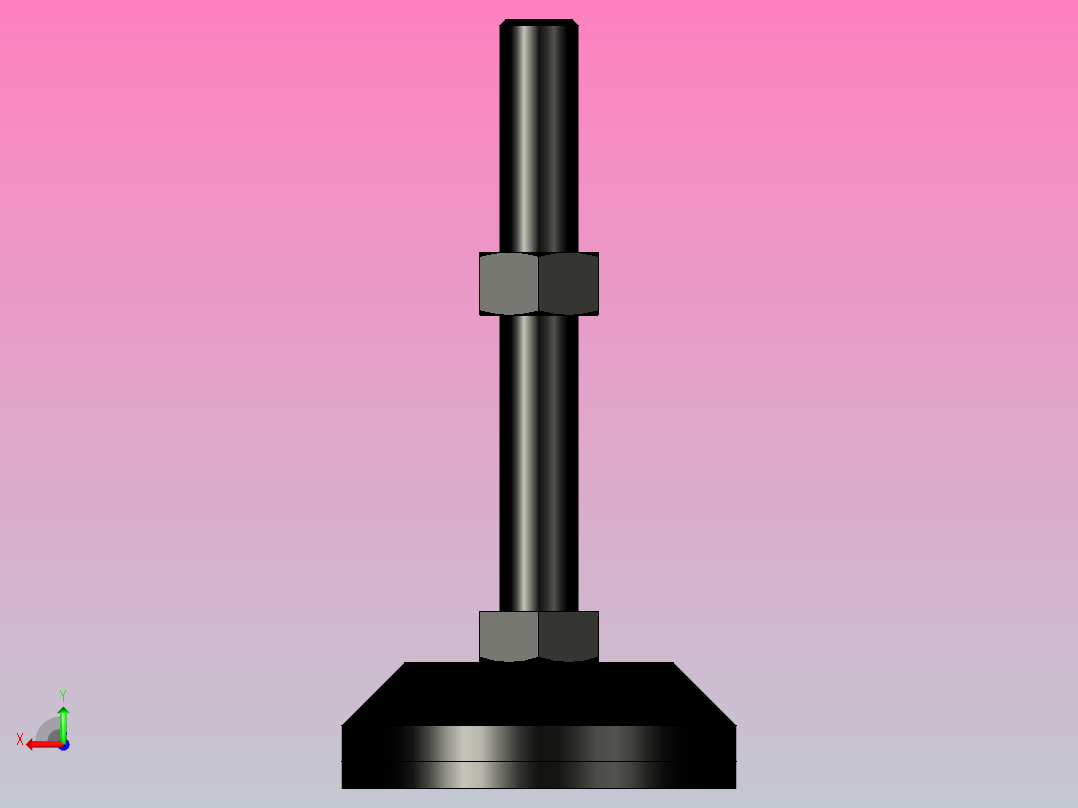 脚杯WAL02-D100-M20-L150后视图