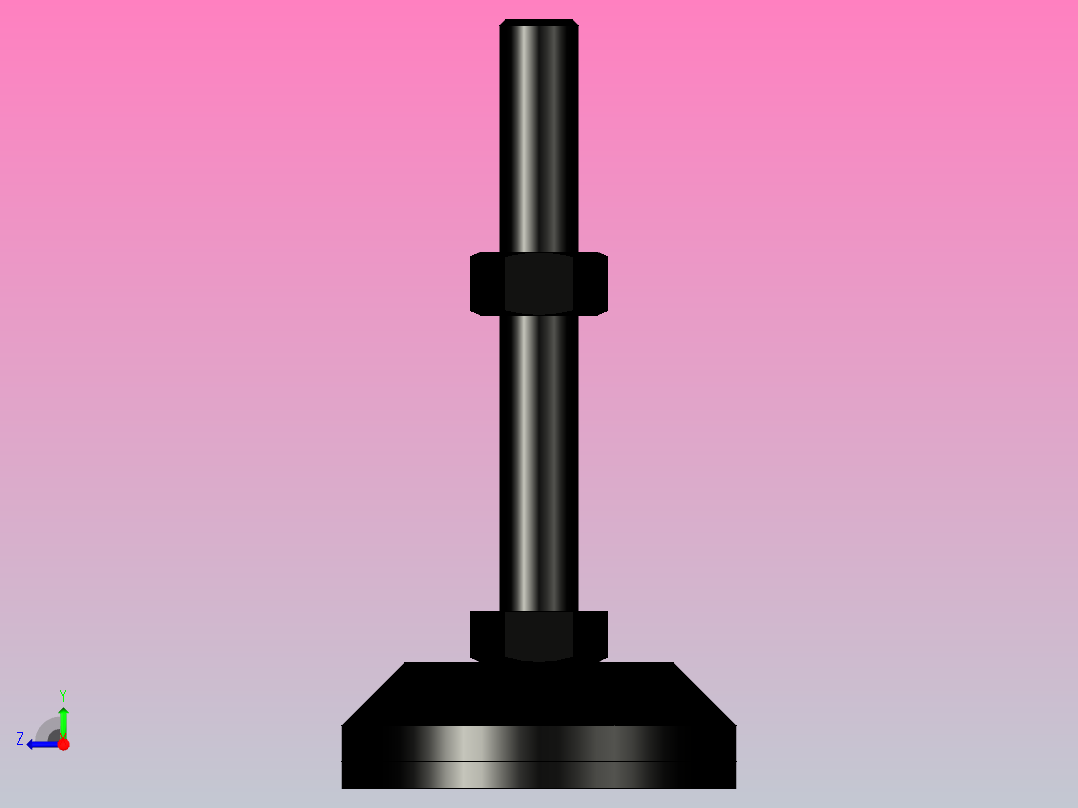 脚杯WAL02-D100-M20-L150右视图