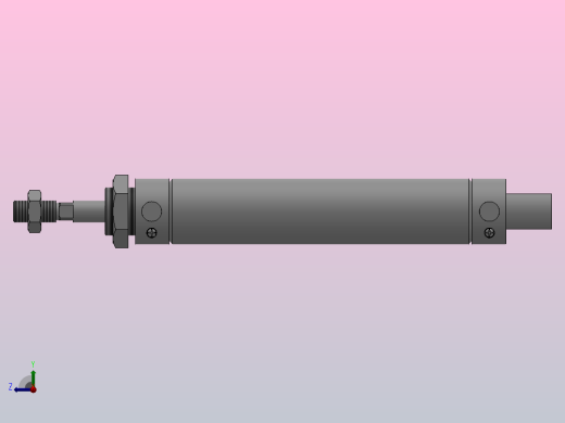 MBL╱MBLC铝合金迷你气缸[MBL25×100-SCAT]右视缩略图