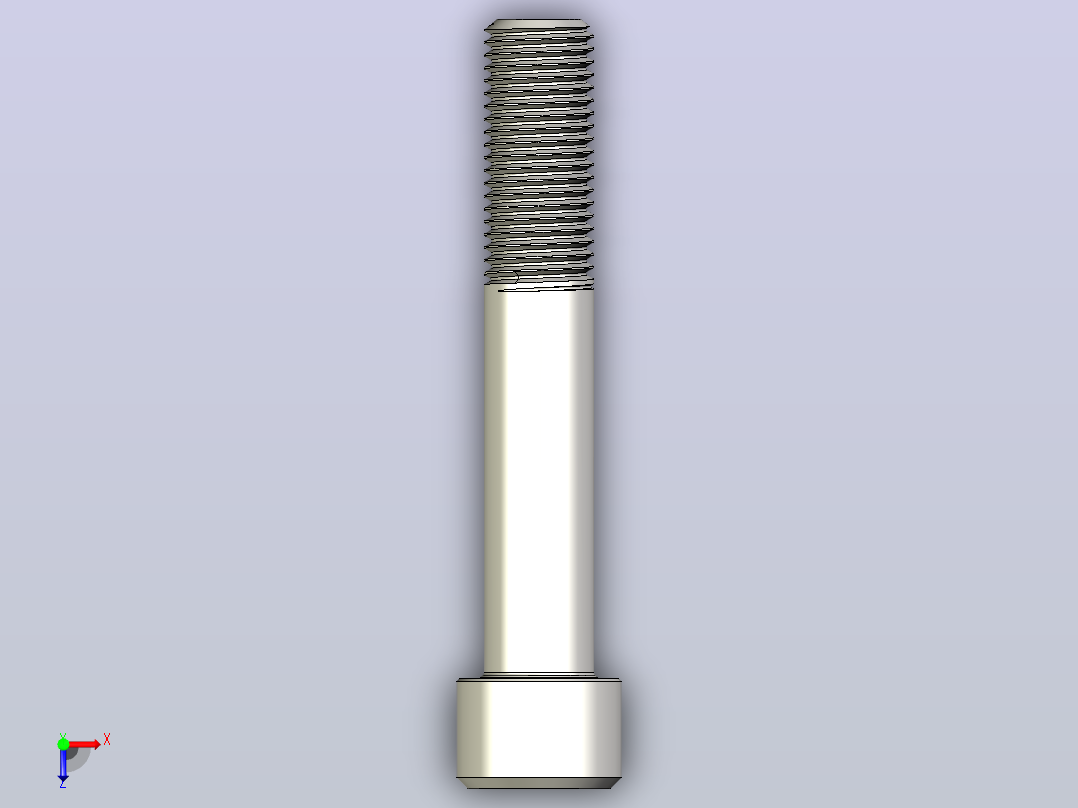 DIN_EN_ISO_4762_M30x180.ipt内六角螺钉俯视图