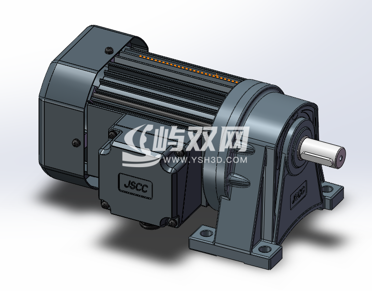 卧式调速电机 400W20比-4