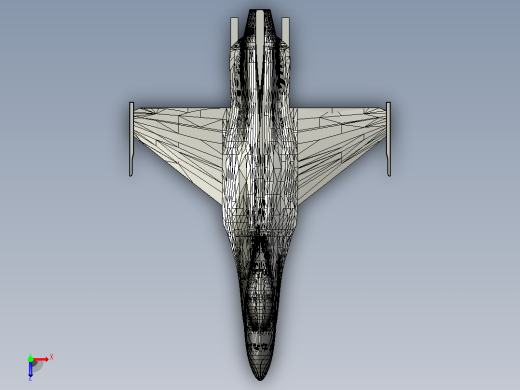 f-16猎鹰俯视缩略图