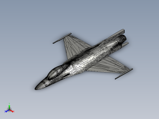 f-16猎鹰正等轴测缩略图