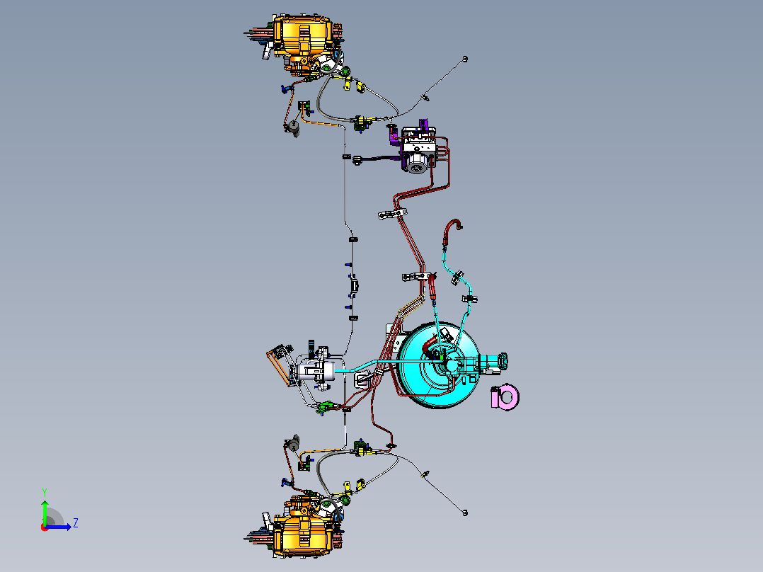 FNA3500003（制动系统装置-ESP）左视图