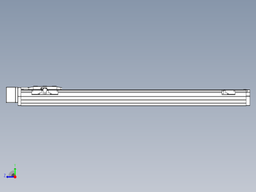 滚珠丝杠直线轴内置导轨TPA-GCR-80-1610C-L700-MR-M40-N3右视缩略图