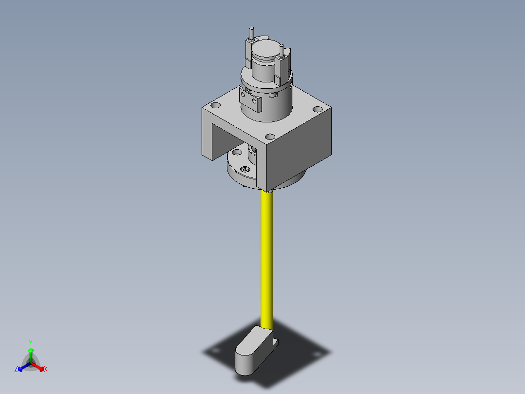 使用夹紧动作的定位机构