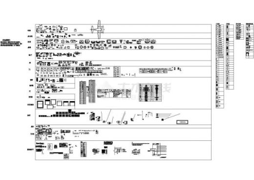 CAD室内设计常用动态块图缩略图