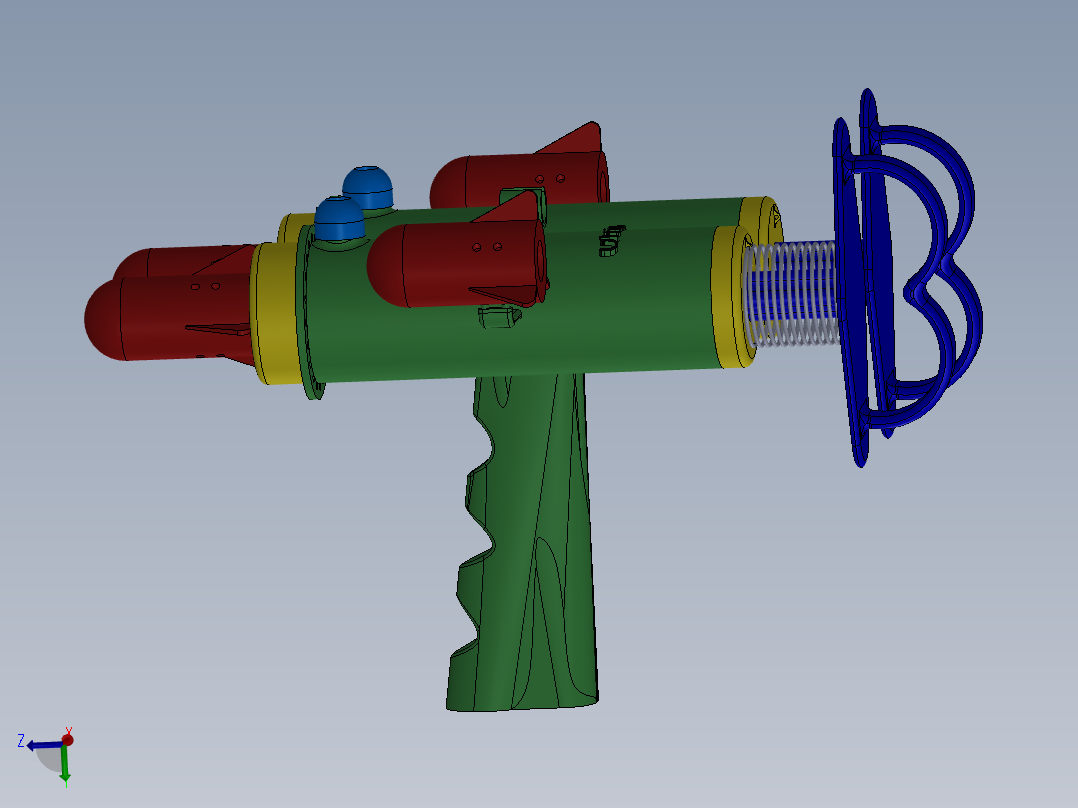 玩具气动火箭发射器3