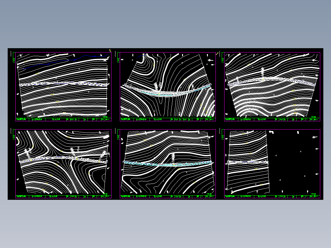全长3.8KM双车道山岭重丘区二级公路（计算书64页，CAD图）