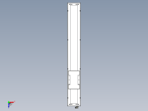 Toyo东佑达直线模组-ECH14-650-M-A2俯视缩略图