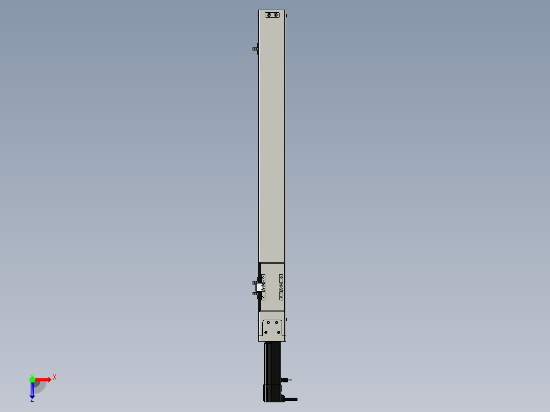 Toyo东佑达直线模组-ETH6-550-BC+煞車-反俯视图