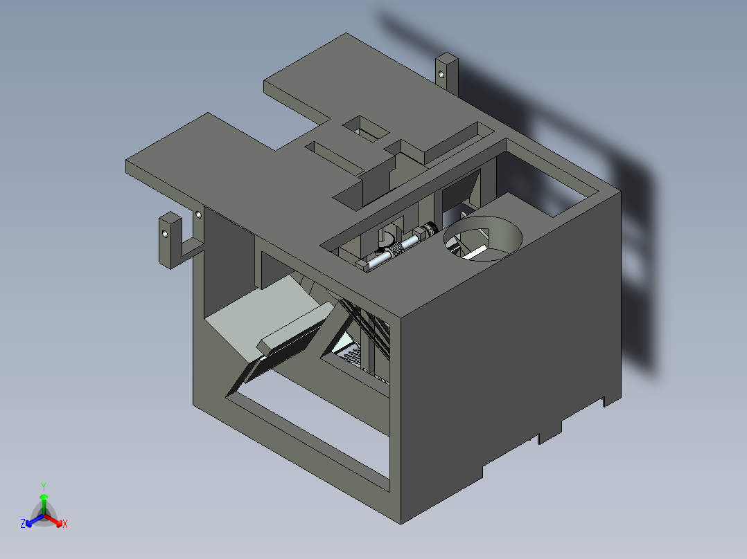 自动餐盘收集机的设计含proe文件）包含CAD图纸和说明文档参考
