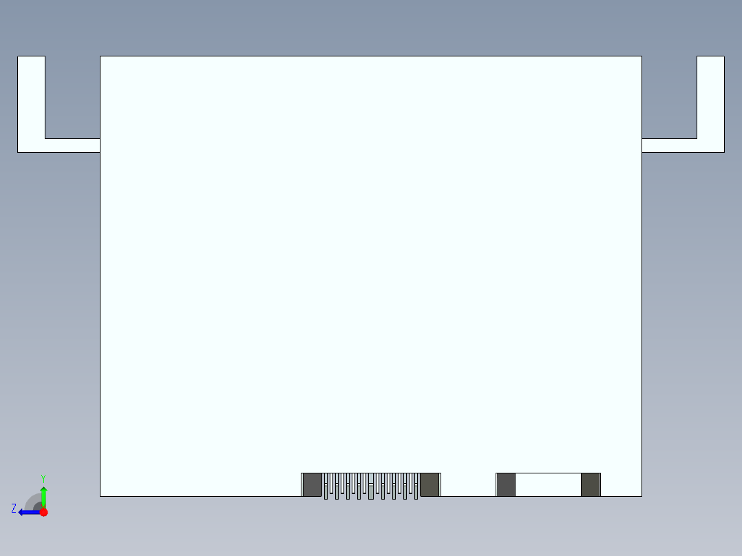 自动餐盘收集机的设计含proe文件）包含CAD图纸和说明文档参考右视图