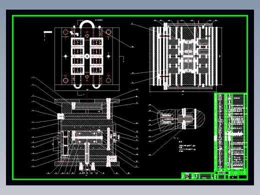 板(框)类制品叠层式注射模具设计