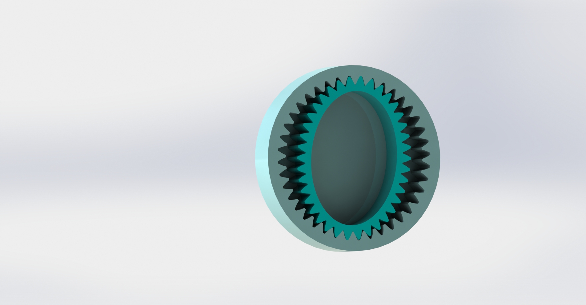 循环阀齿轮箱3D数模图纸 STEP格式