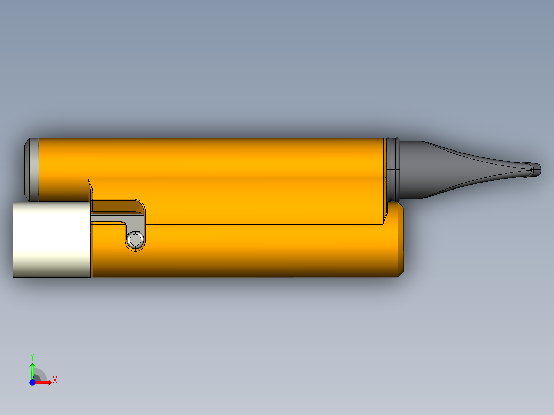 电子点烟+烟嘴前视图