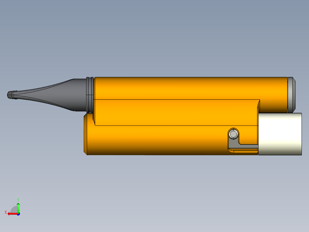 电子点烟+烟嘴后视图