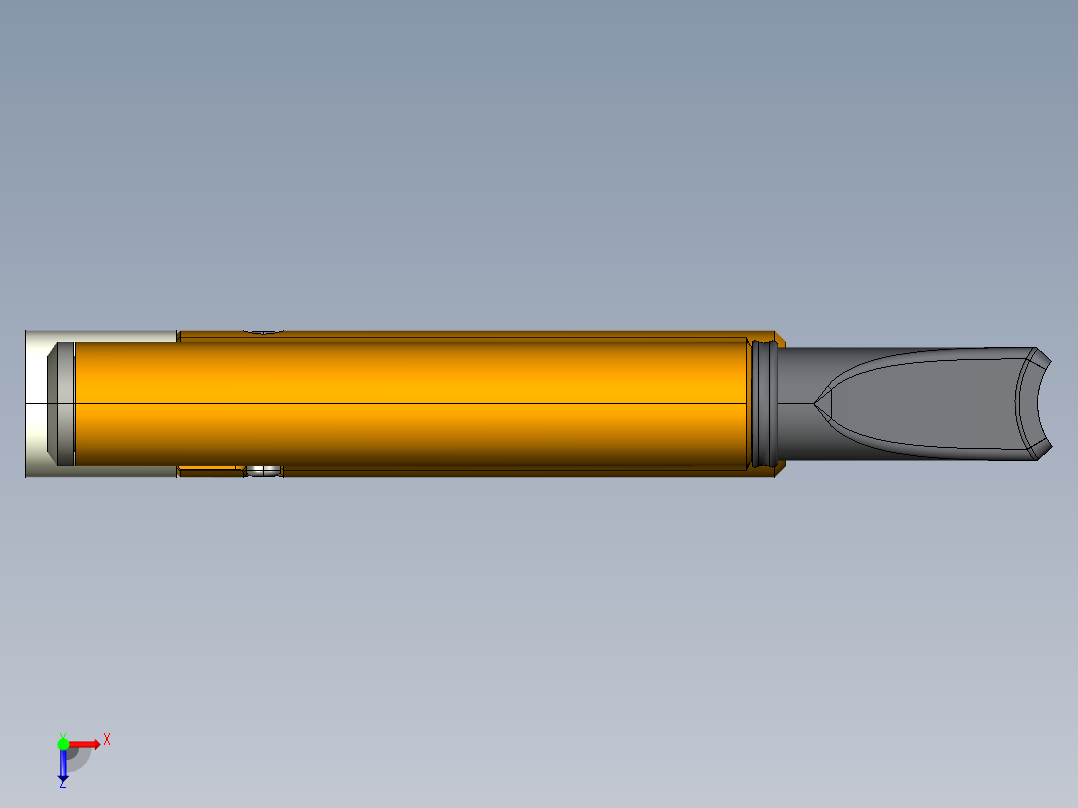 电子点烟+烟嘴俯视图