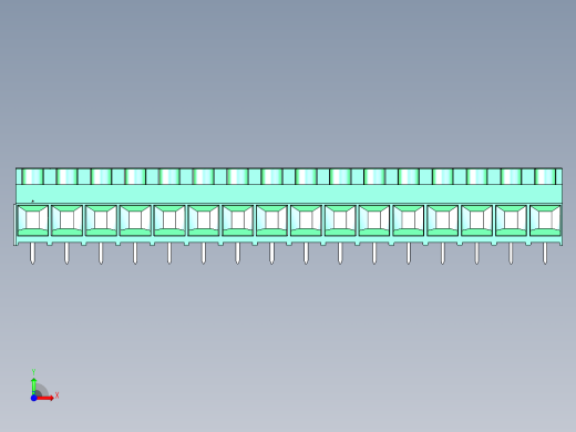 DEGSON DG636 系列 6.357.629.52mm 接线端子-DG636-9.52-16P-14-00AH前视缩略图