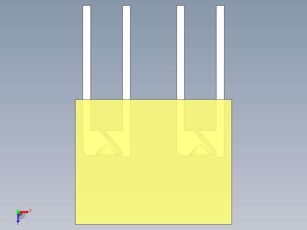 LED_L-875-4_Yellow_10x10mm俯视图