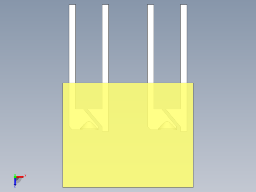 LED_L-875-4_Yellow_10x10mm俯视缩略图