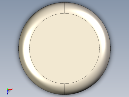 紧固件-IGES 0.2500 Alignment Dowel俯视缩略图