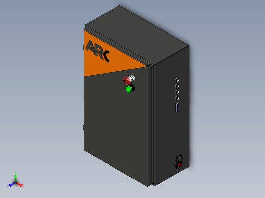 电器柜 电控柜 (115) 机械设计素材