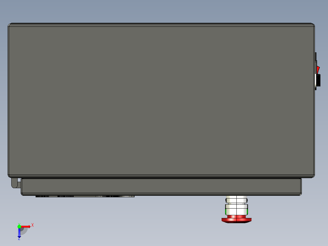 电器柜 电控柜 (115) 机械设计素材俯视图