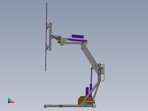 搬运玻璃助力车