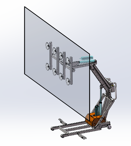 搬运玻璃助力车