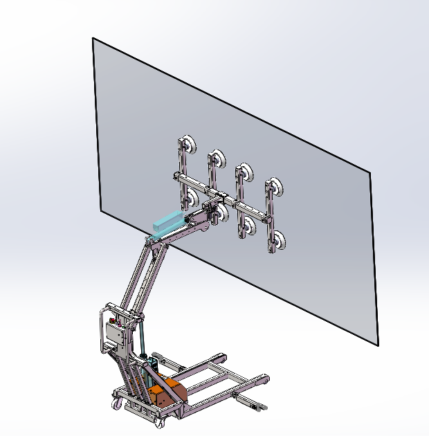 搬运玻璃助力车