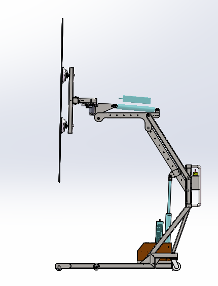 搬运玻璃助力车