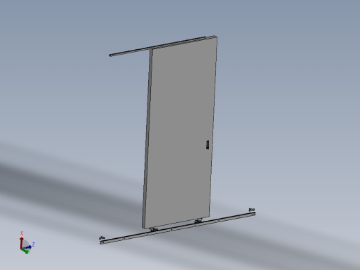 滑轨门（特制）设计模型