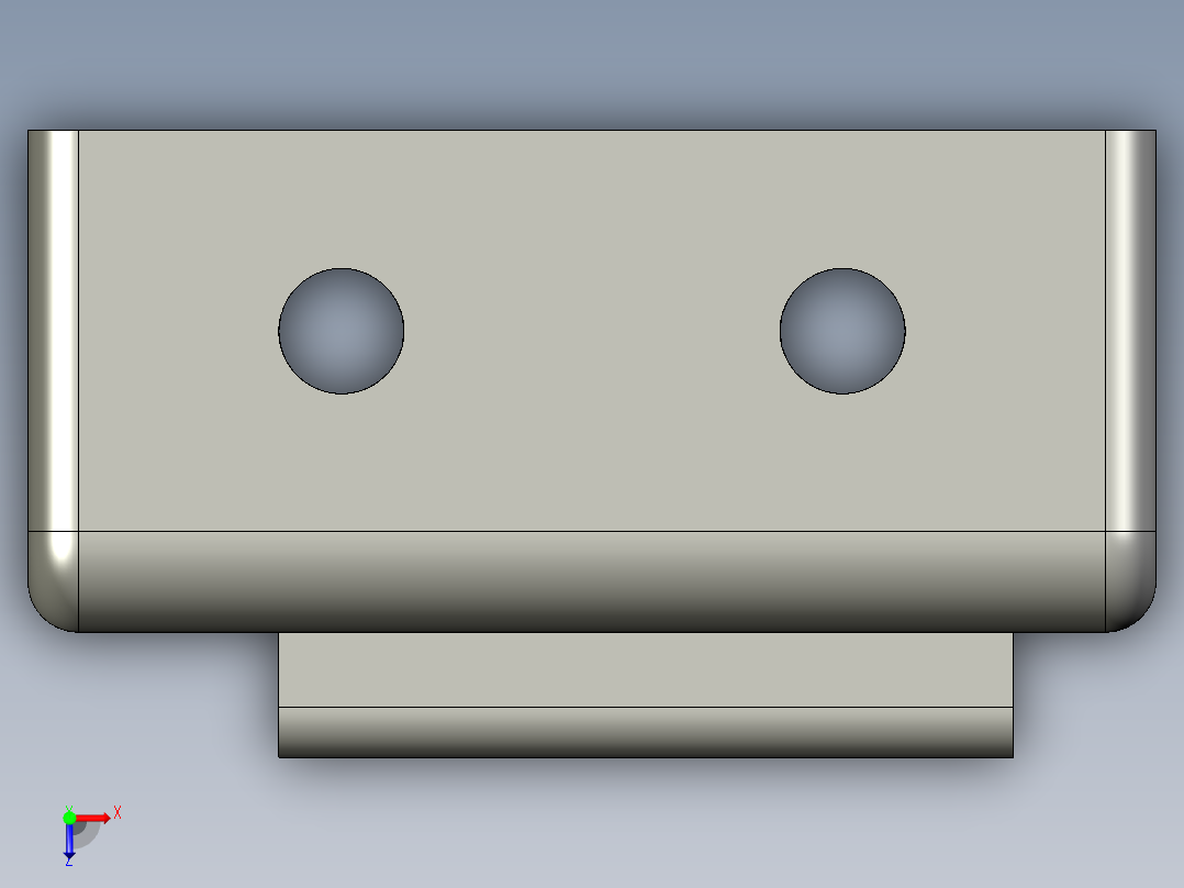 基恩士CA-DC100plate3_kc图纸模型俯视图