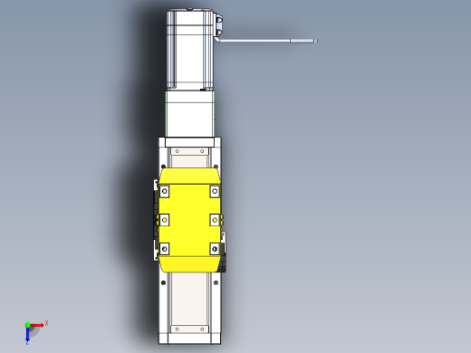 GTH内嵌丝杆全封闭GTH8-BC-60步进俯视缩略图