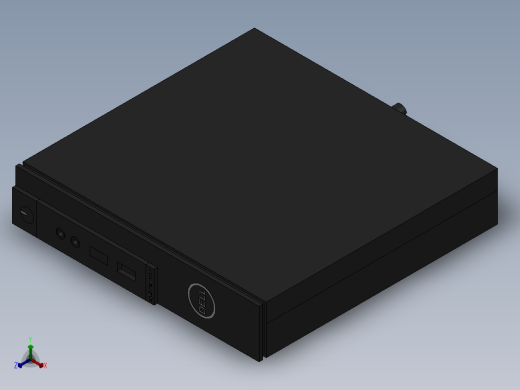 OPTIPLEX3090戴尔主机正等轴测缩略图