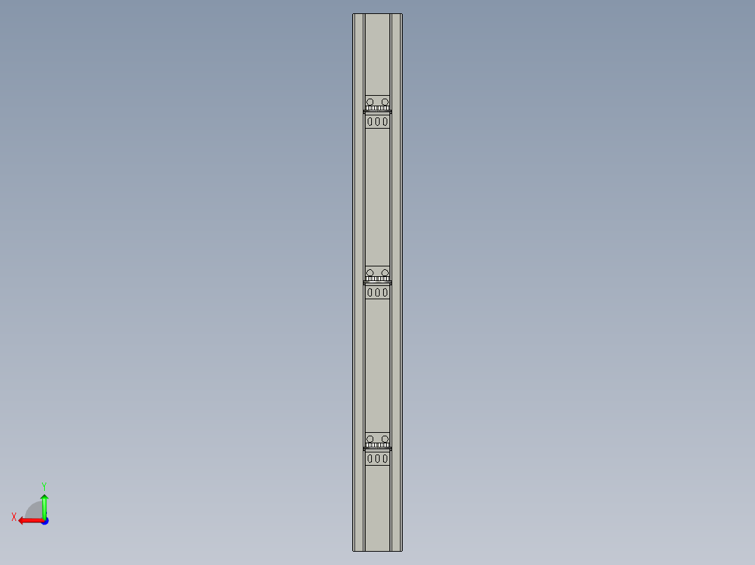 基恩士SL-M52H_kc图纸模型后视图