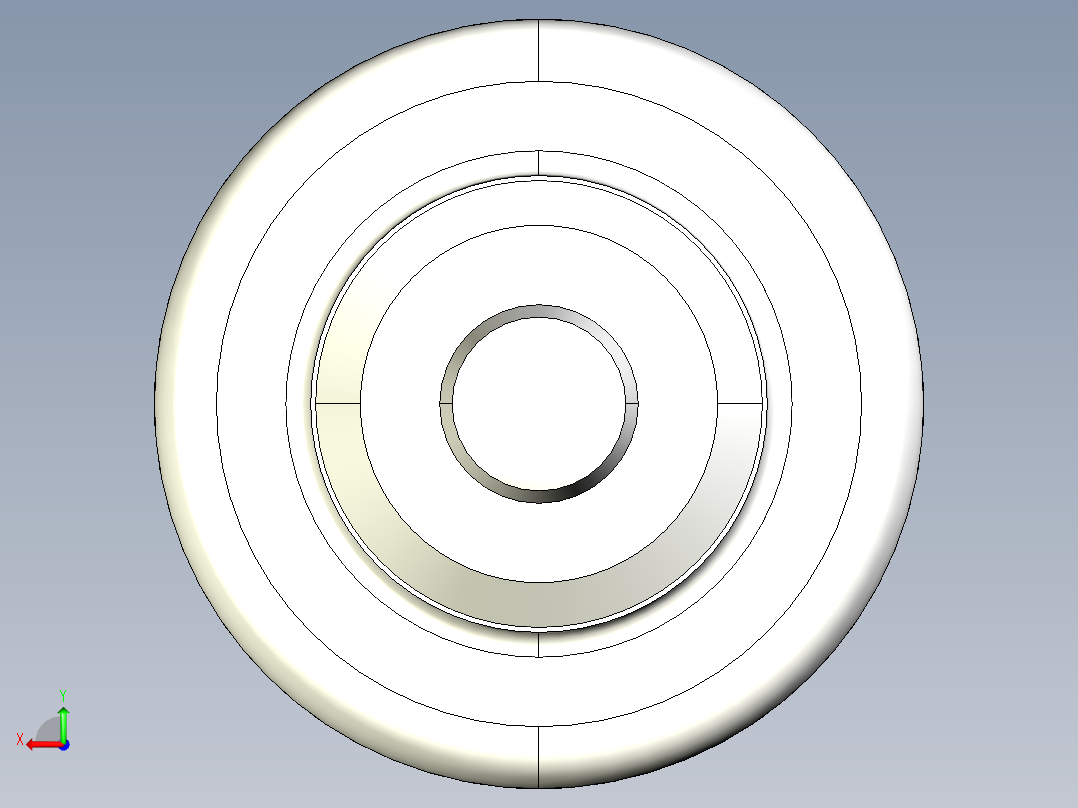 分割定位柱(焊接型)2212-3D多系列多零件图纸模型后视图