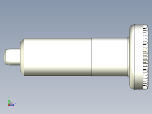 分割定位柱(焊接型)2212-3D多系列多零件图纸模型左视缩略图